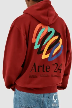 Arte Antwerp Hank Back Hearts Hoodie